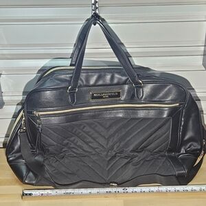 Karl Lagerfeld leather Chevron Collection duffel bag from Paris